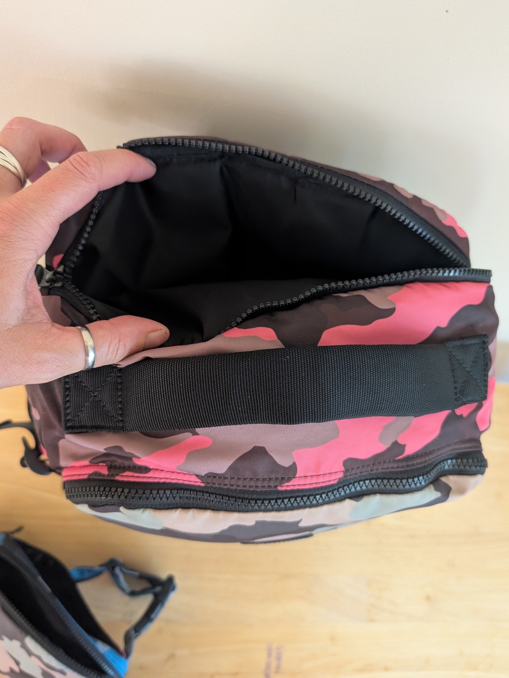 Lululemon Everyday Backpack 17L And Belt Bag Heritage Camo Pink Blue Grey Multi - Picture 4 of 4